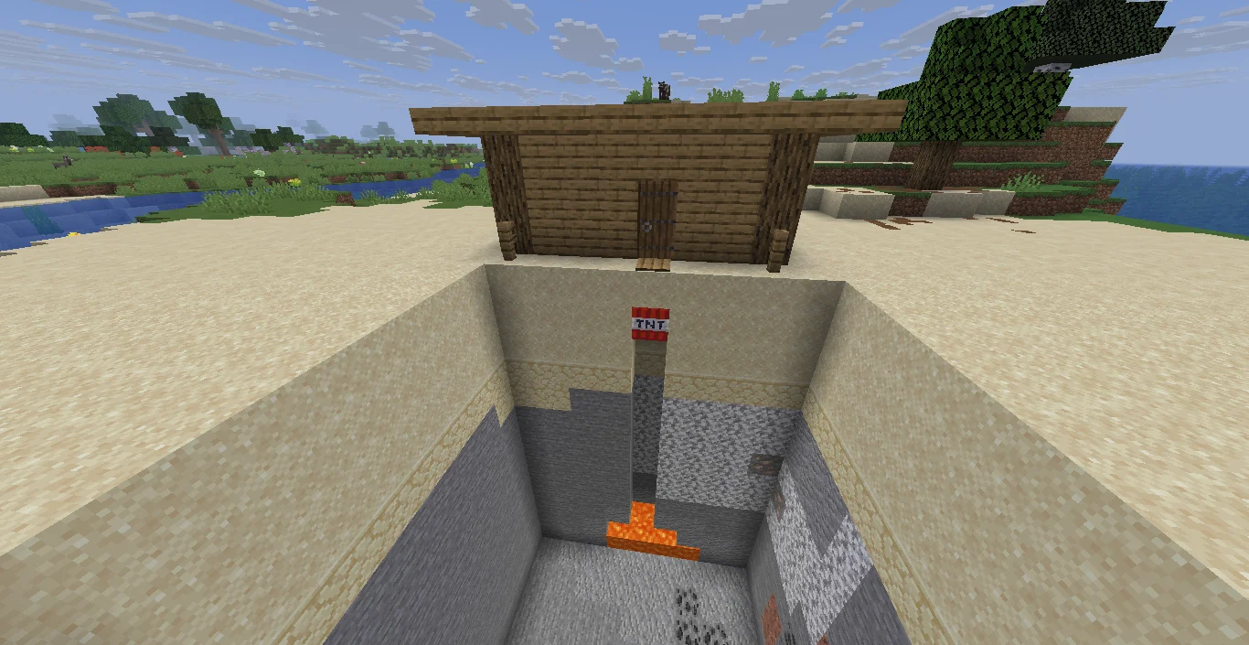 تلهی ماینکرفتی - مین انفجاری